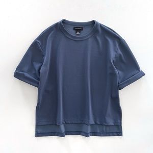 Club Monaco Sandwash Scuba Rolled Sleeve Shirt